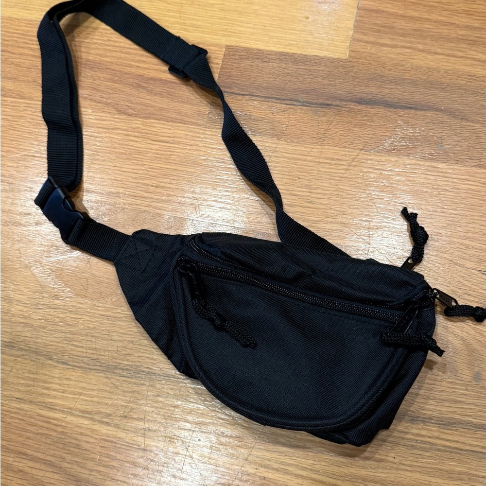 Black Fanny Pack Bag